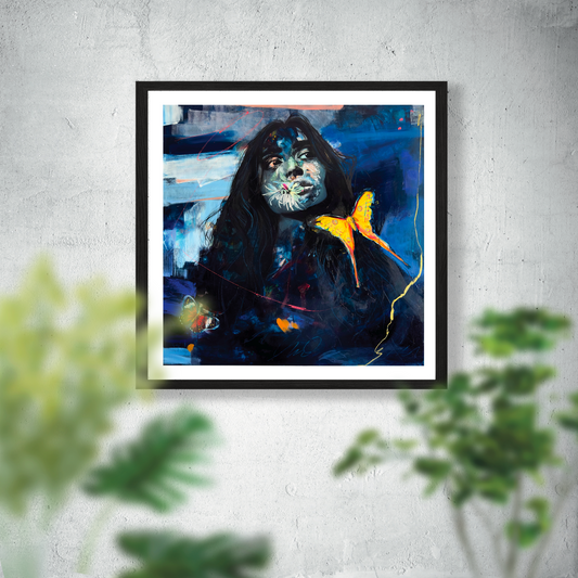 "Under the Blue Moon" Fine Art Print